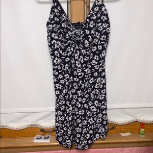 Derek Heart Black and White Floral Mini Dress